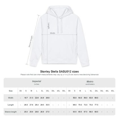 Hoodie - "Soft but Dangerous" Rose Dagger Graphic Hoodie - Image 3