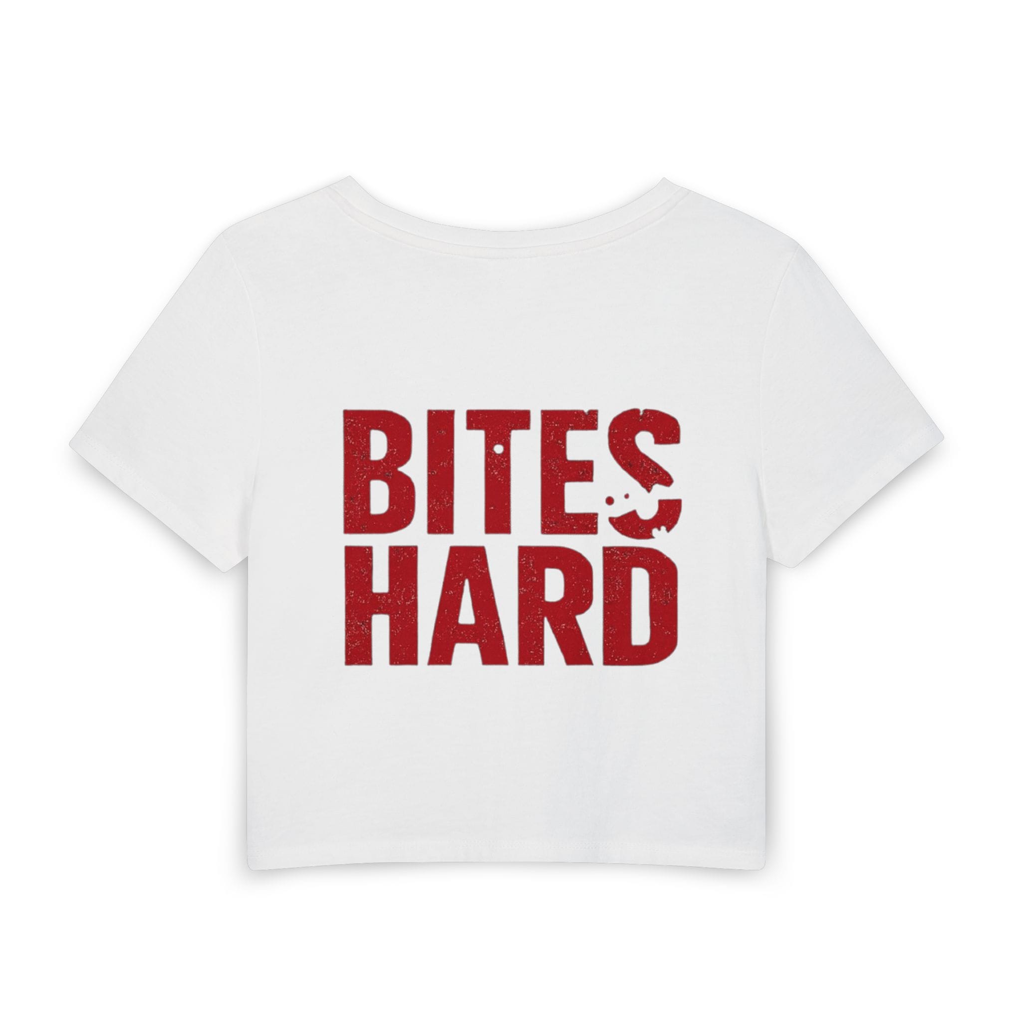 "Looks sweet" "Bites hard" crop top - Image 2