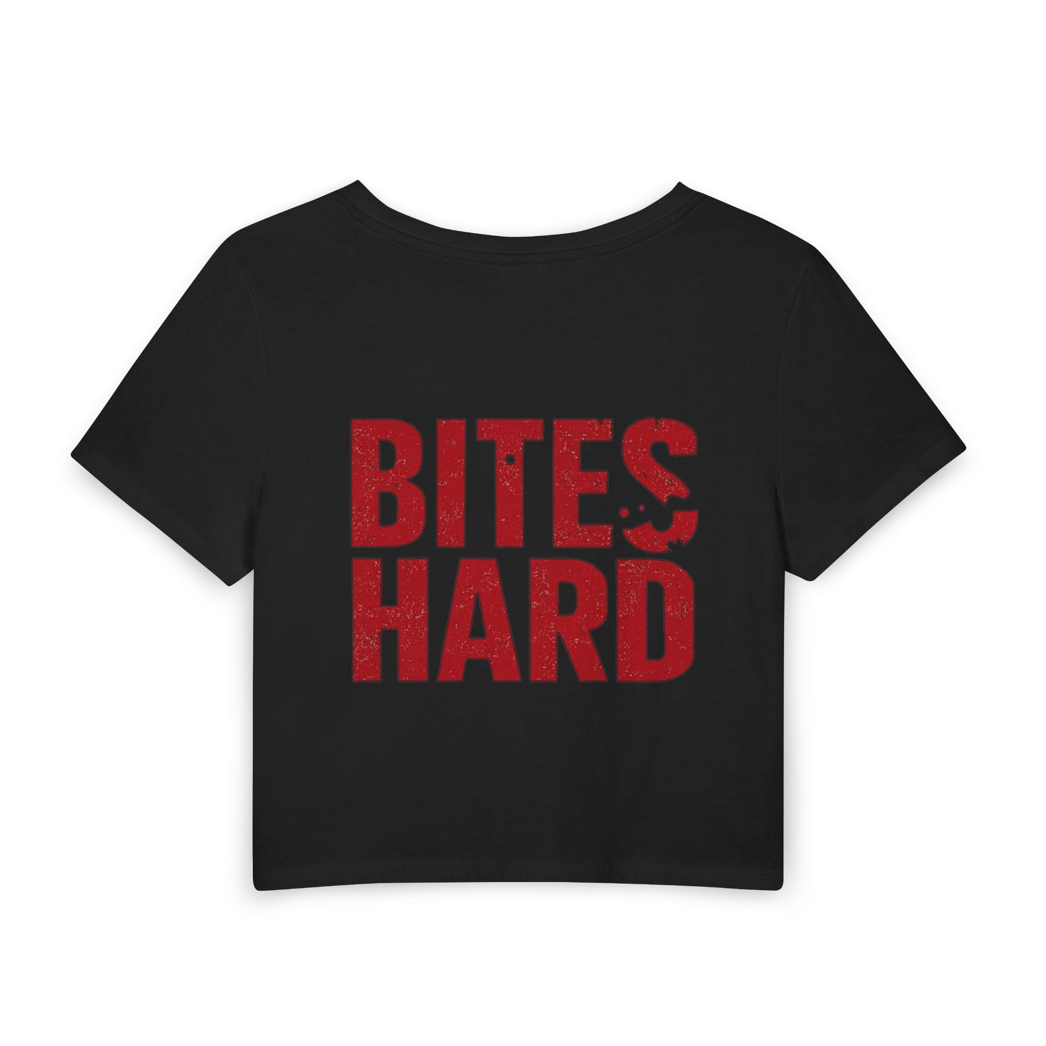"Looks sweet" "Bites hard" crop top - Image 4