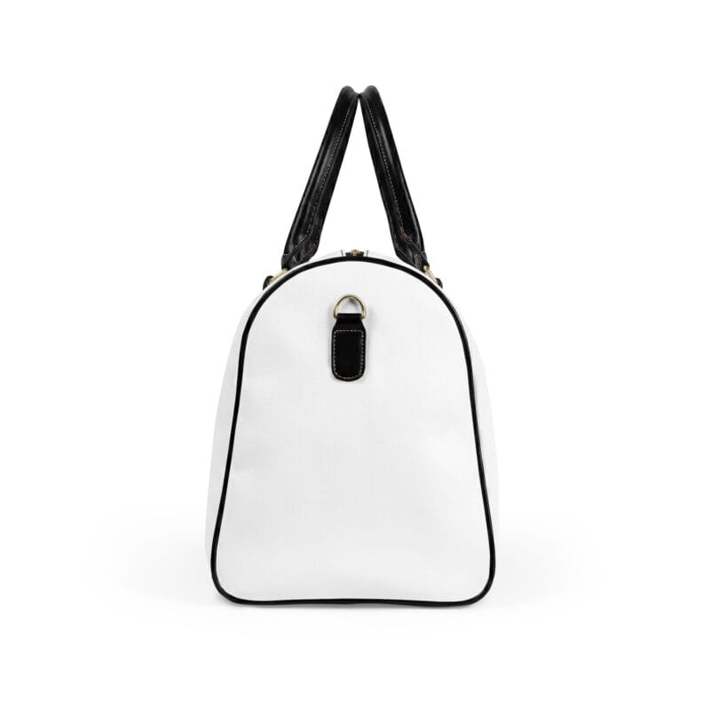 Faux Leather "LOOKS SWEET, BITES HARD" Travel Bag