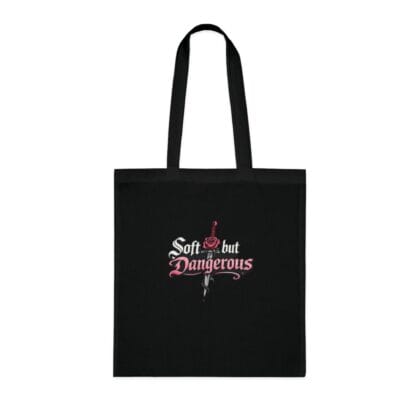 Soft But Dangerous Cotton Tote Bag - Image 1