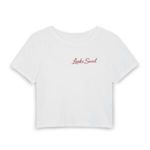 "Looks sweet" "Bites hard" crop top