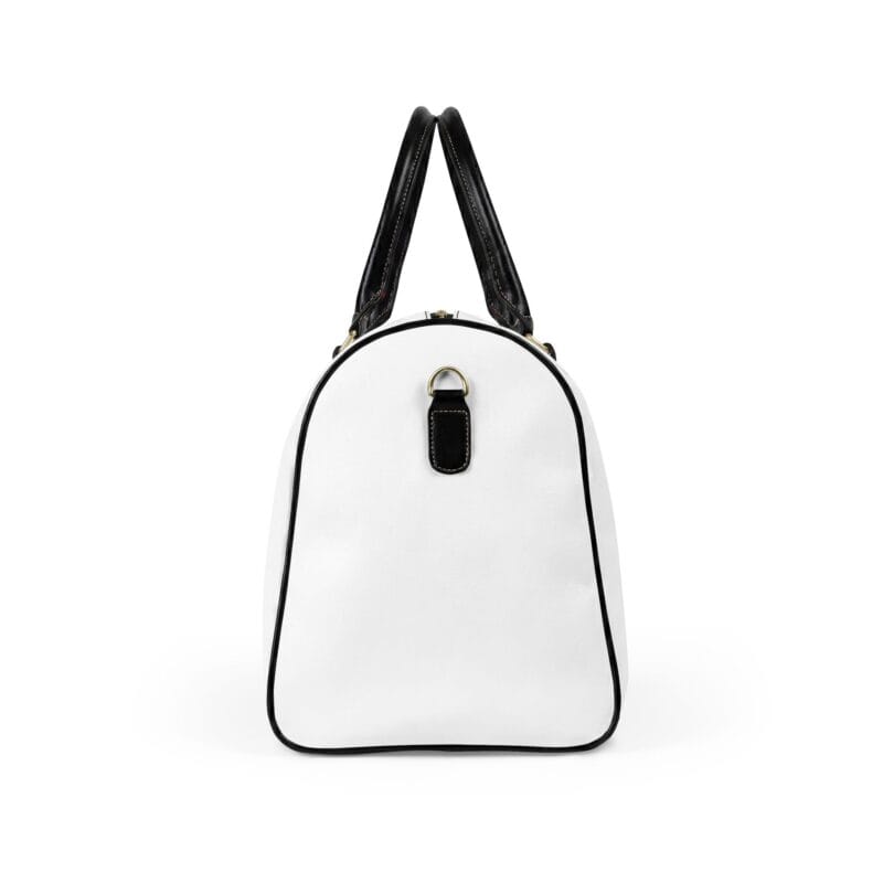 Faux Leather "LOOKS SWEET, BITES HARD" Travel Bag