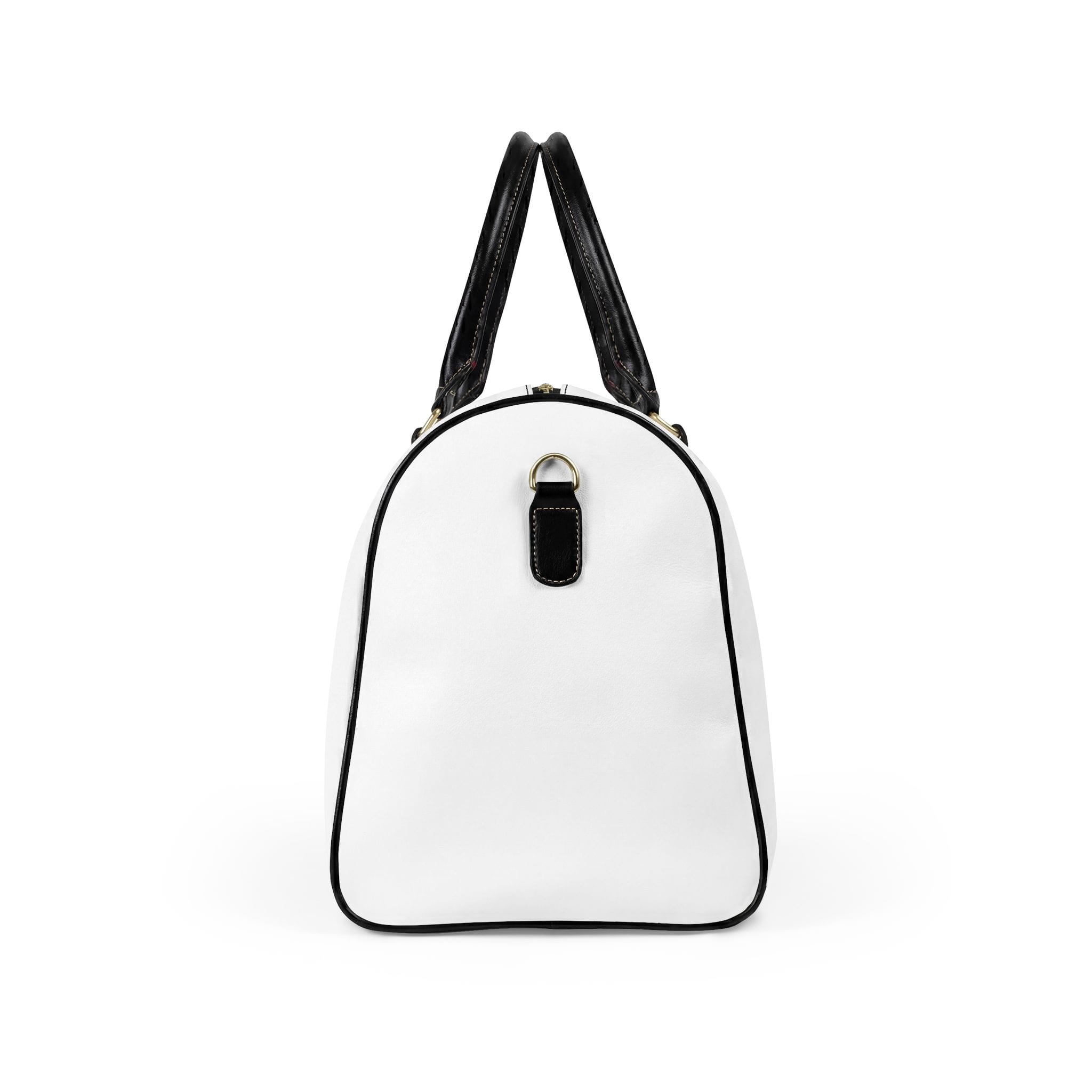 Faux Leather "LOOKS SWEET, BITES HARD" Travel Bag - Image 4