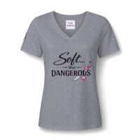 Soft But Dangerous V-Neck Tee - Image 5