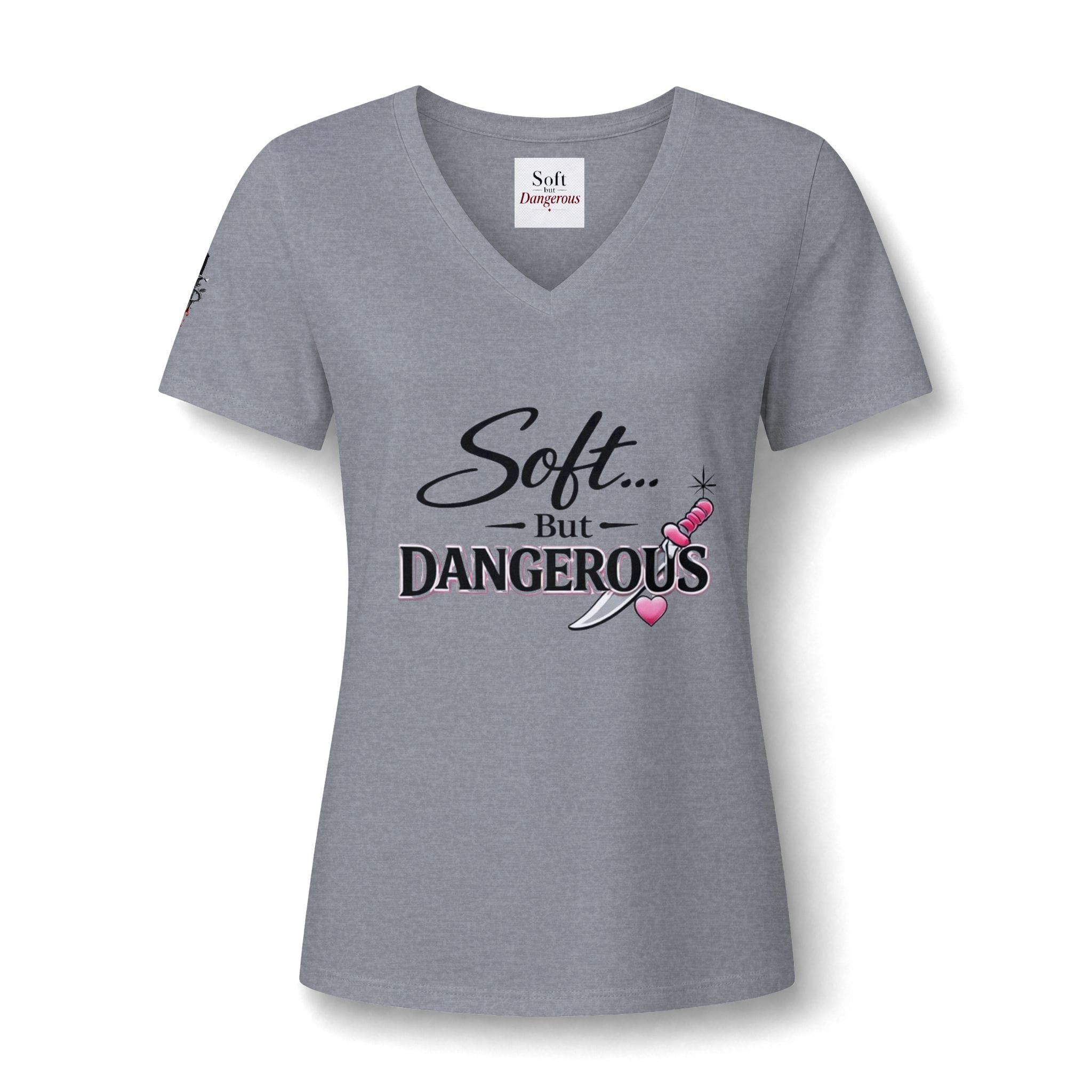 Soft But Dangerous V-Neck Tee - Image 5