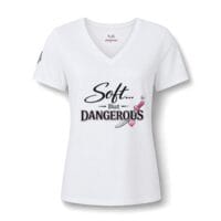 Soft But Dangerous V-Neck Tee - Image 1