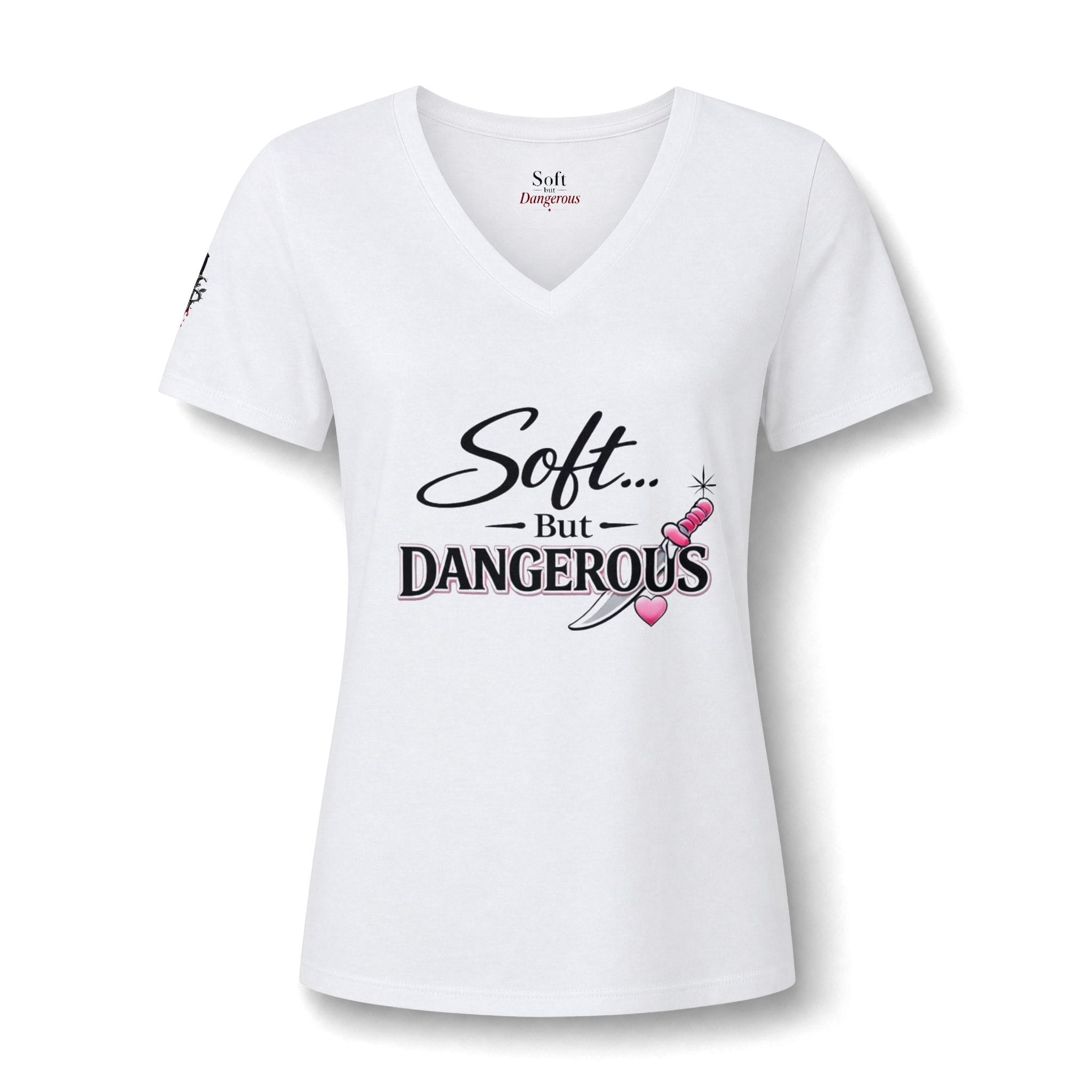 Soft But Dangerous V-Neck Tee - Image 1