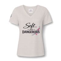 Soft But Dangerous V-Neck Tee - Image 3