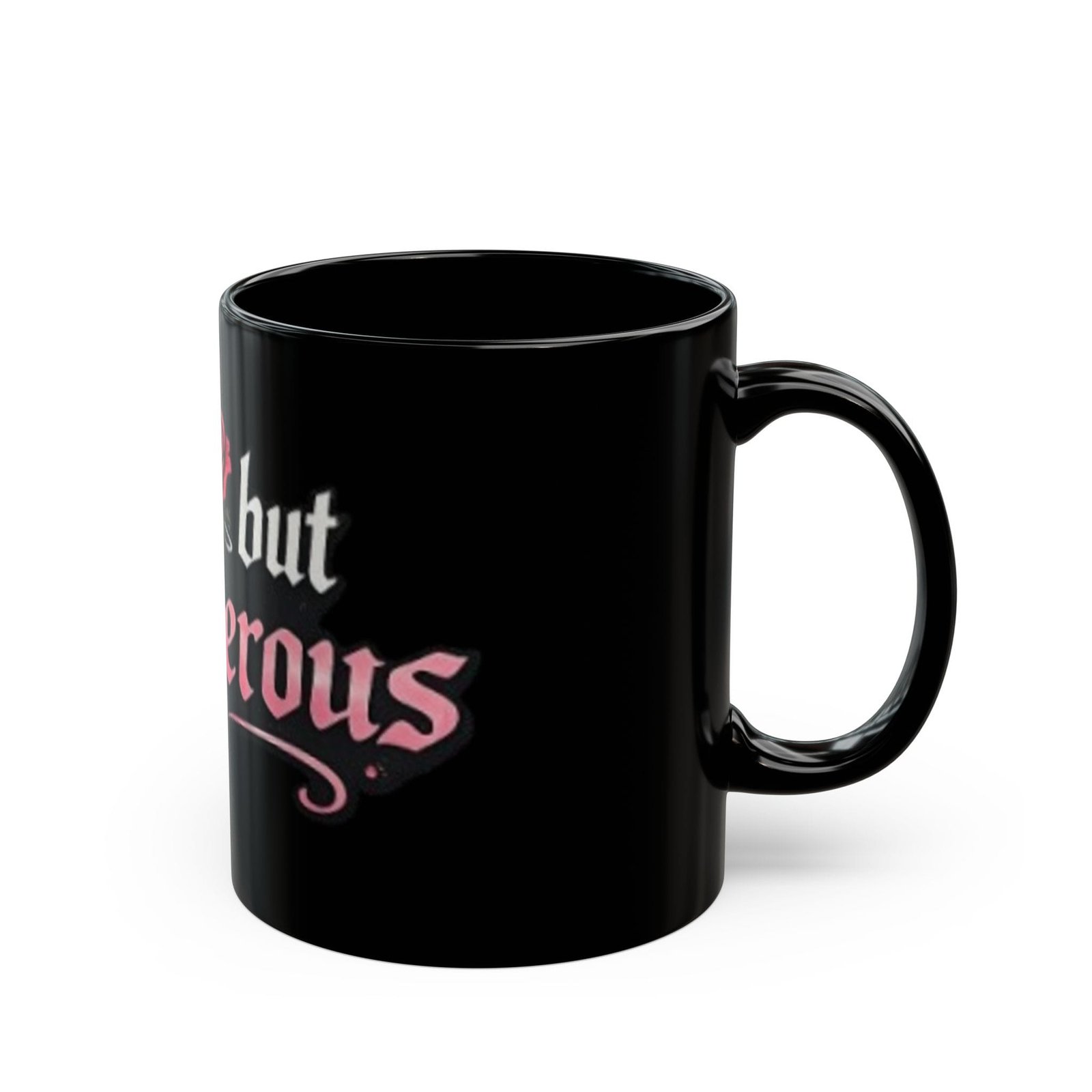 Soft but Dangerous Black Mug - Image 2