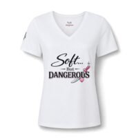 Soft But Dangerous V-Neck Tee - Image 1