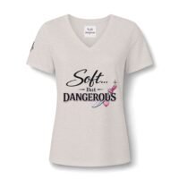 Soft But Dangerous V-Neck Tee - Image 3