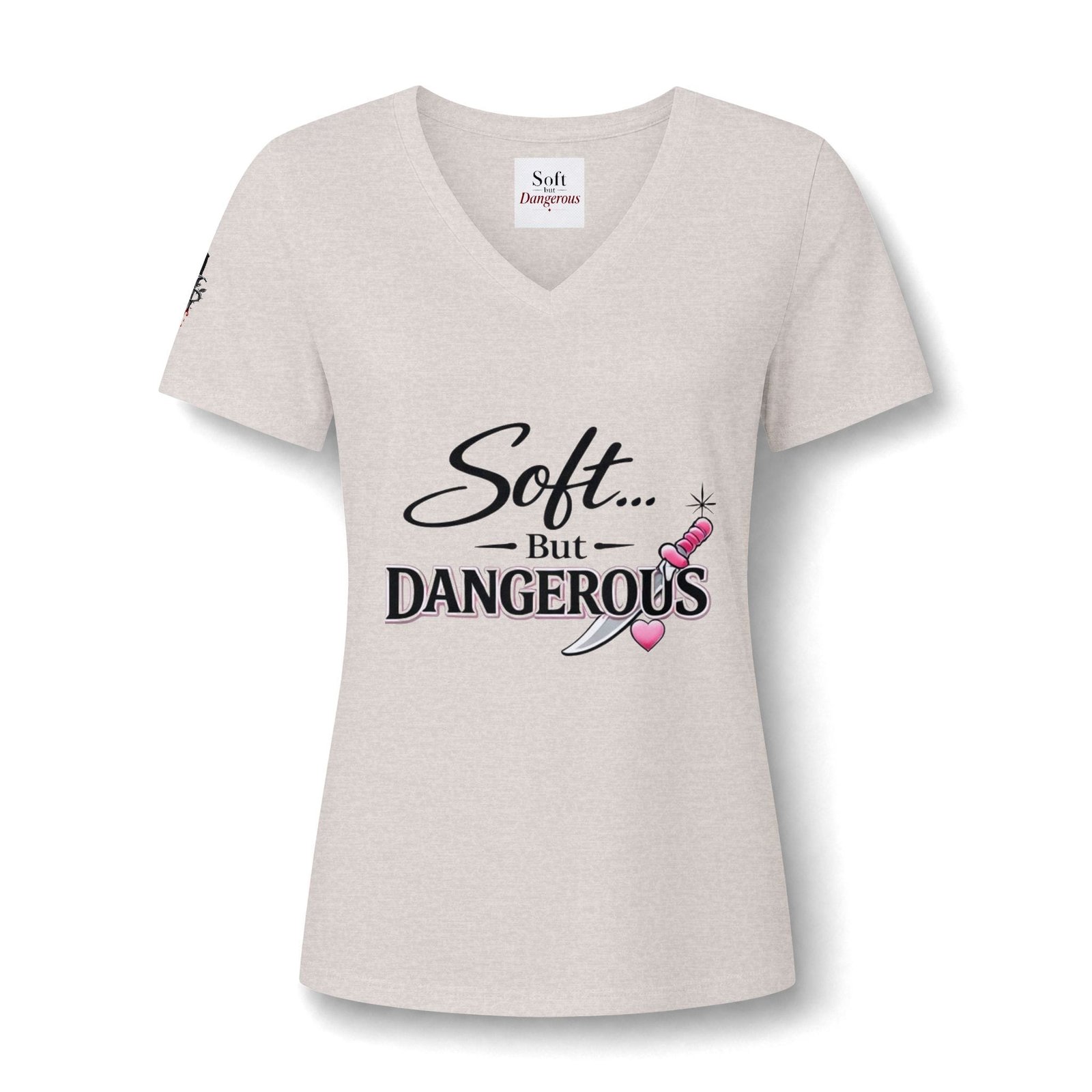 Soft But Dangerous V-Neck Tee - Image 3