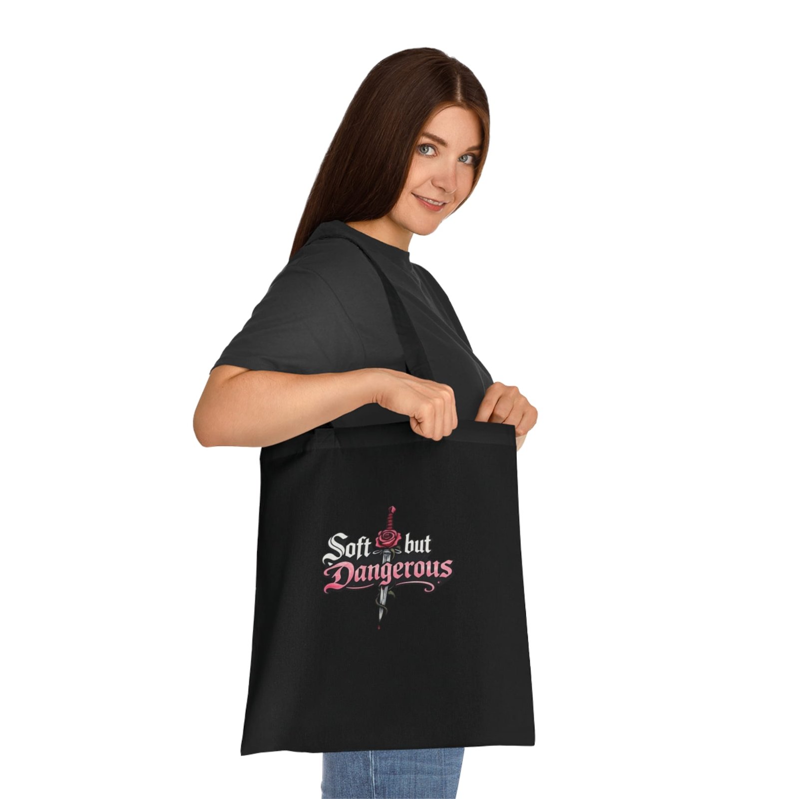 Soft But Dangerous Cotton Tote Bag - Image 2