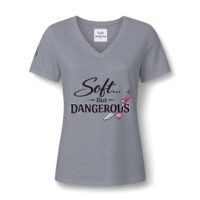Soft But Dangerous V-Neck Tee - Image 5