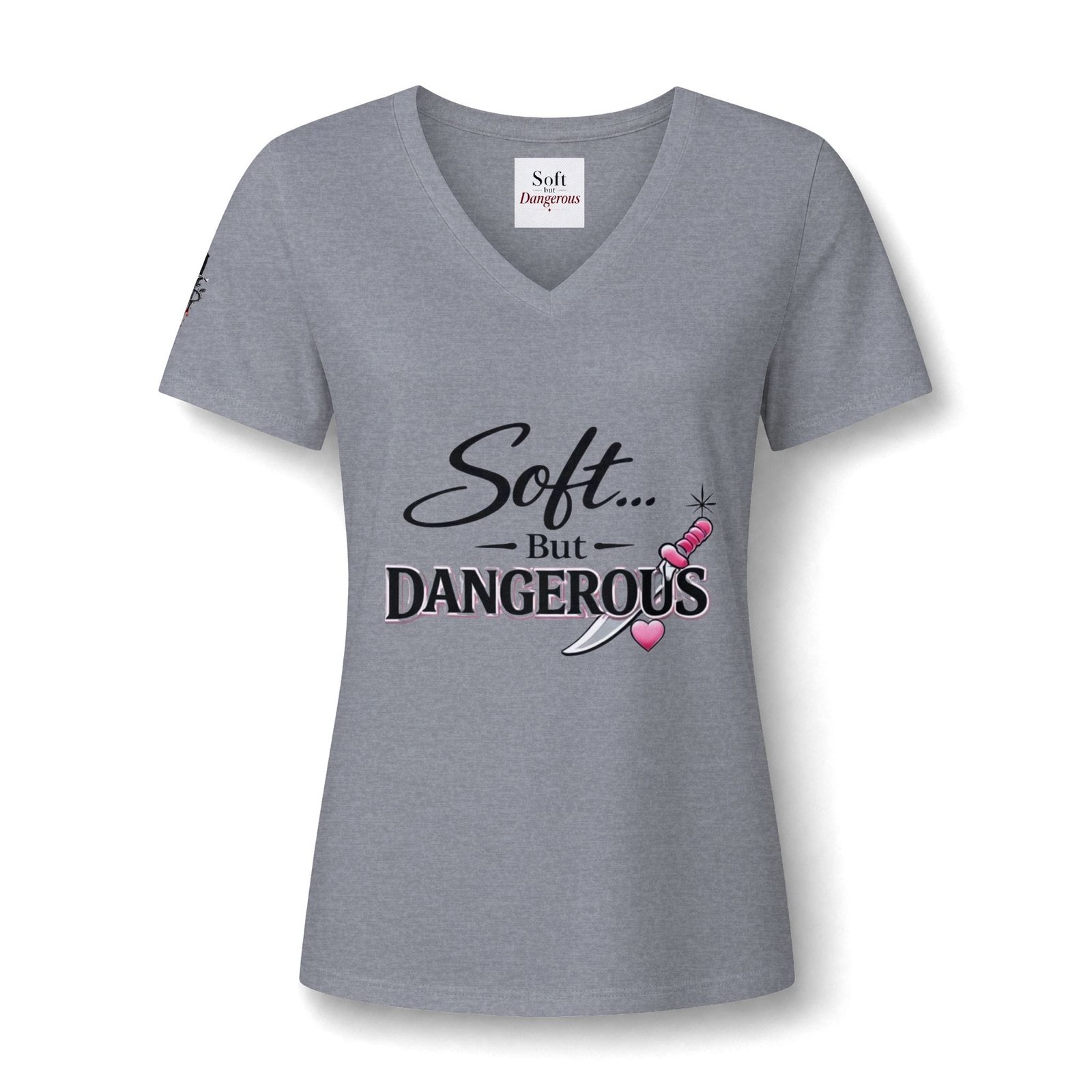 Soft But Dangerous V-Neck Tee - Image 5