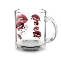 Glass Mug — “Good Girls Love Harder” Heart Design, 10oz Romantic Gift - Image 4