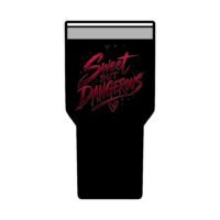 30oz Insulated Tumbler – Sweet but Dangerous Gothic Skull & Roses